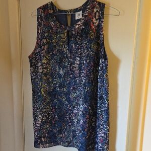 CABI Large Sleeveless Multicolored Top